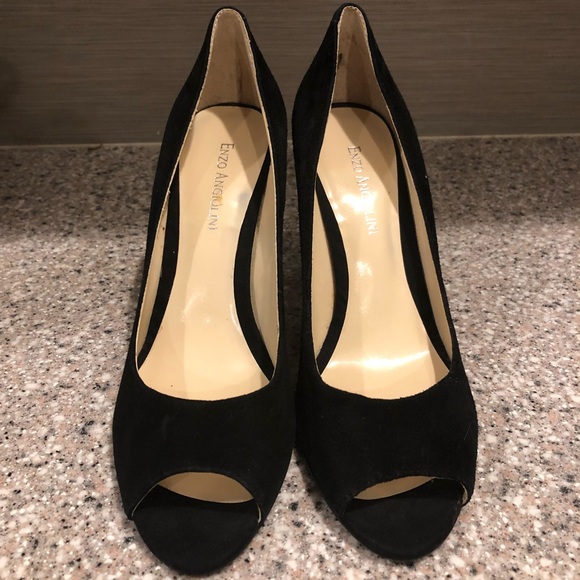 Enzo Angiolini Open Toe Heels - Picture 1 of 3
